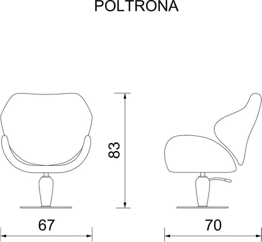 Fauteuil de Coiffure FLORA