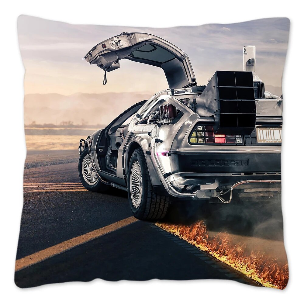 Housse Coussin Retour vers le futur