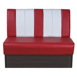 Banquette De Café Safran American Rouge Blanc