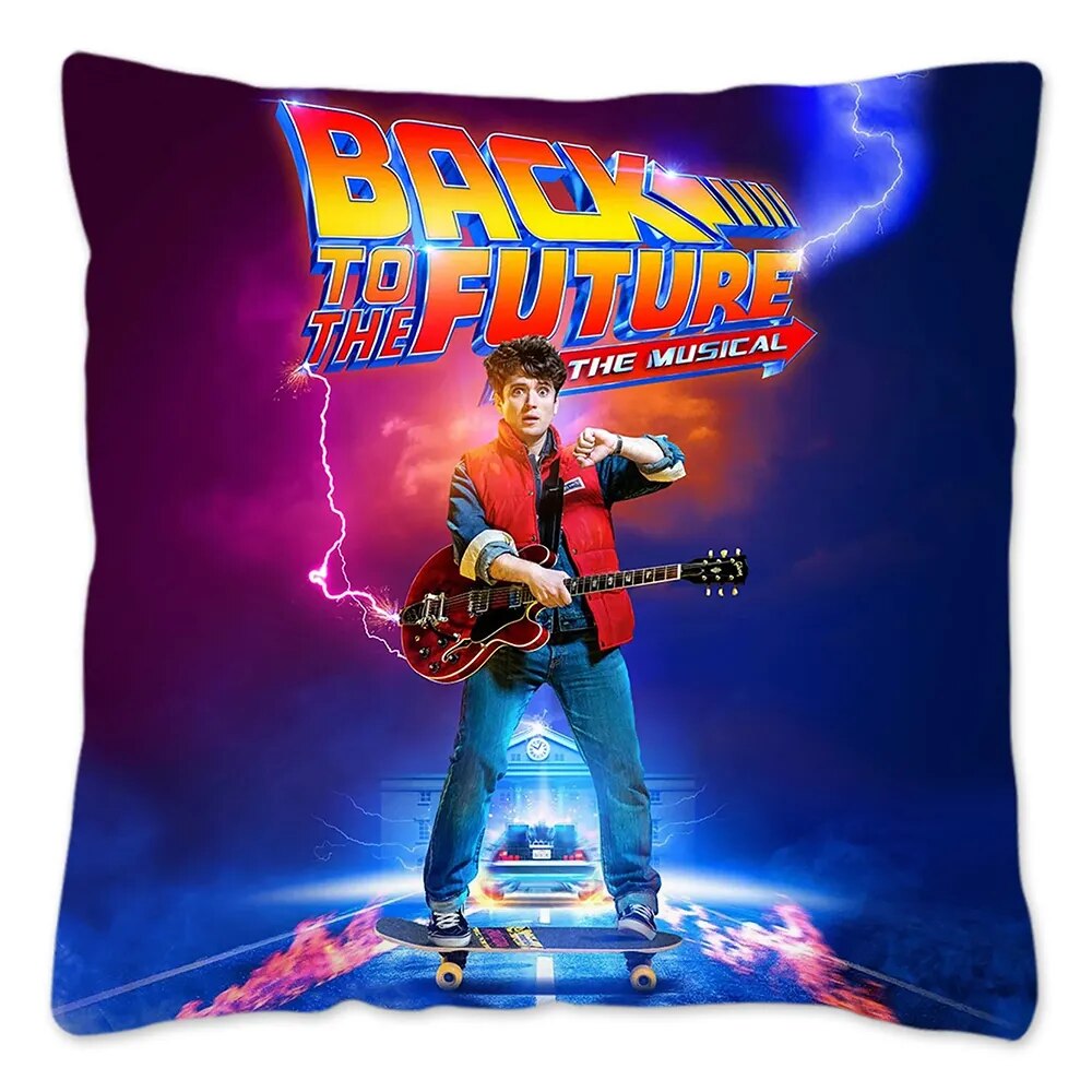 Housse Coussin Retour vers le futur