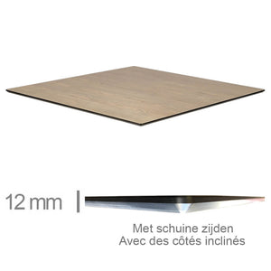 Plateau De Table De Café Compact Aspen 69×69 12 Mm D’Épaisseur