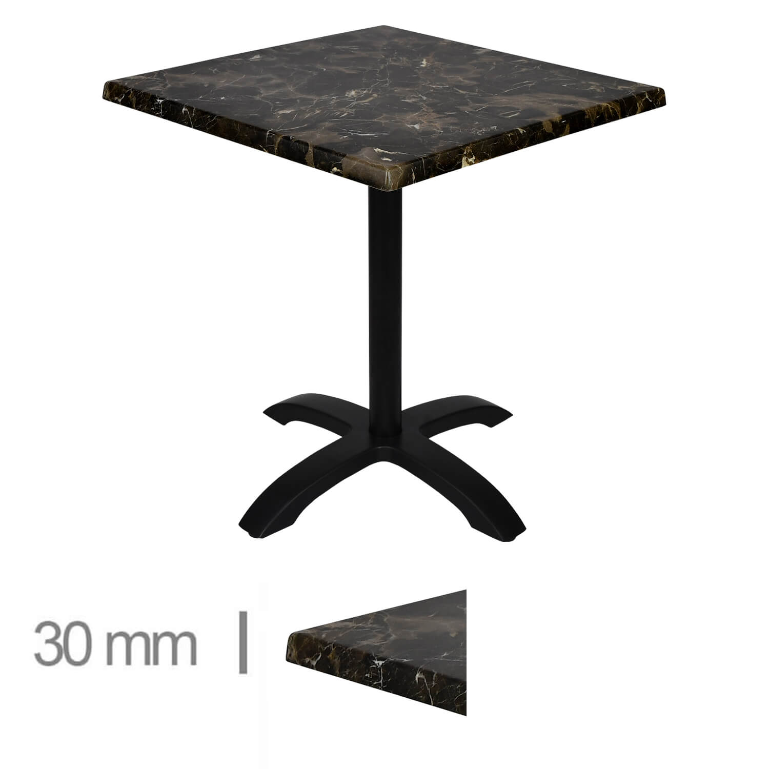 Table Pliable Werzalit Porto 70×70Cm