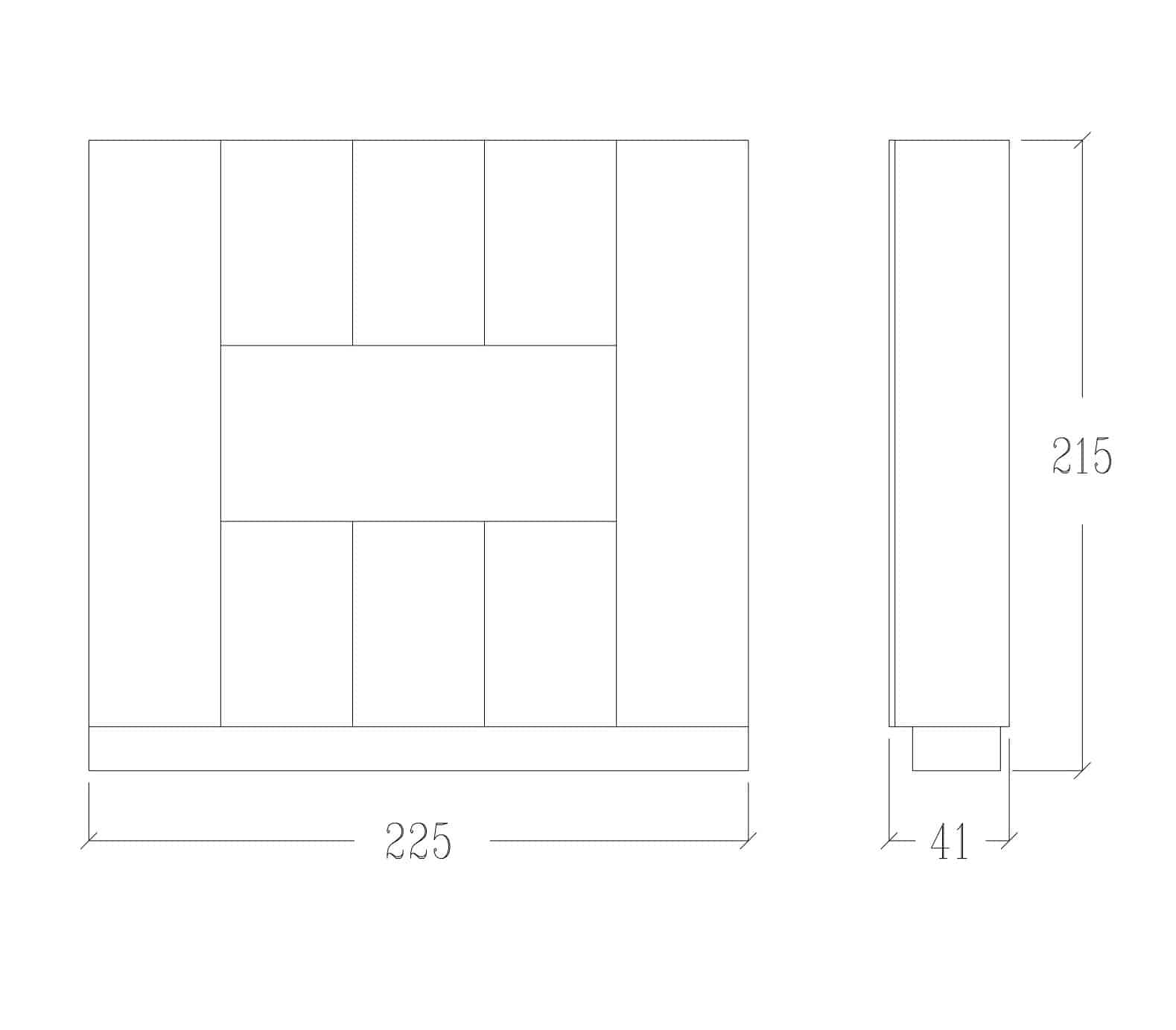Meuble de Rangement COLOUR SERVICE