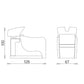 Fauteuil de Lavage CURVE
