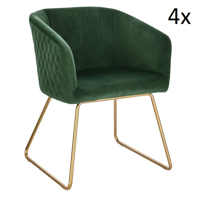 Lot 4x Chaises DIANA