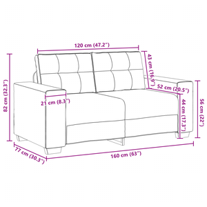 Ensemble de Canapés avec coussin avec oreiller Bordeaux tissu