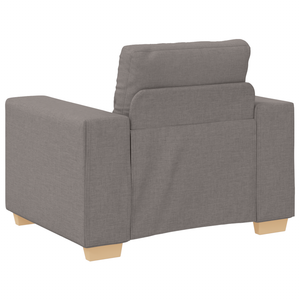 Ensemble de Canapés avec coussin avec oreiller Taupe tissu