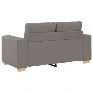 Ensemble de Canapés avec coussin avec oreiller Taupe tissu