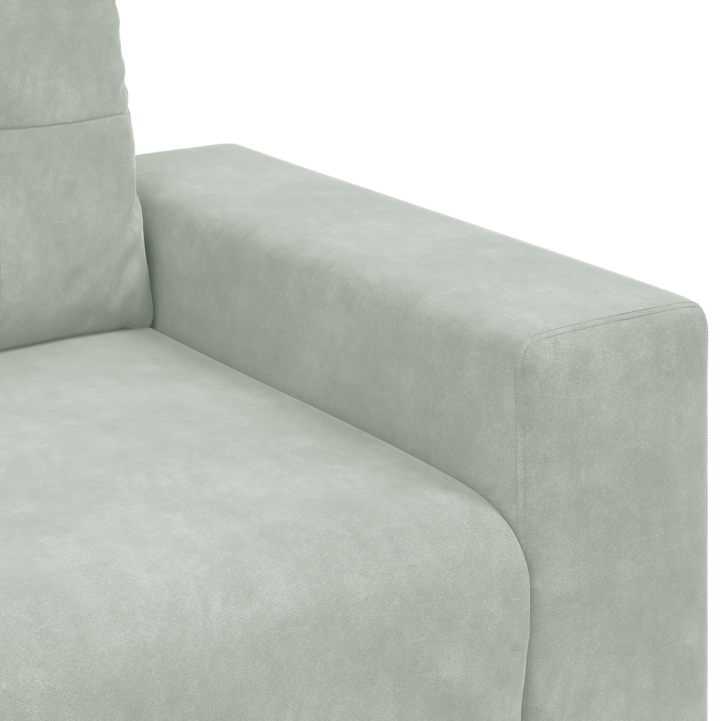 Ensemble de Canapés 3 pcs Gris 221 x 78 x 80 cm Velours