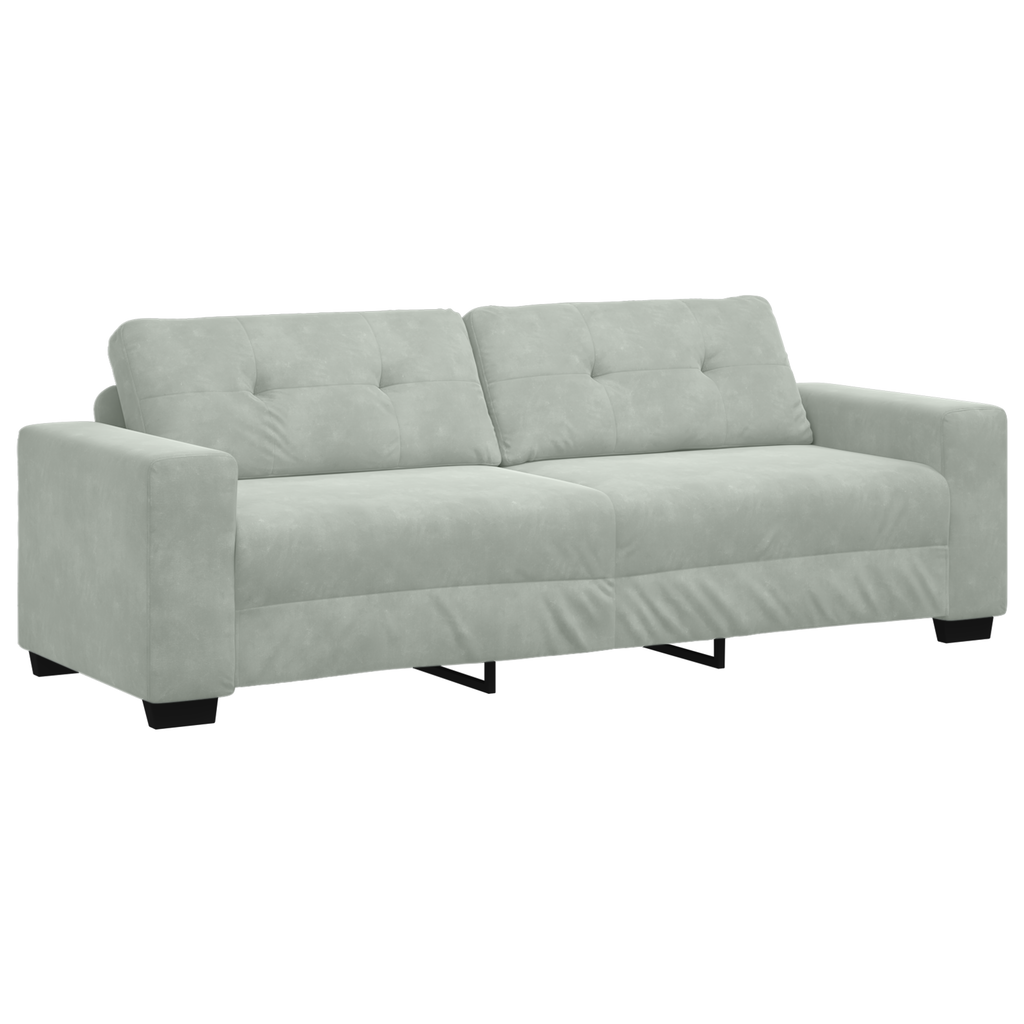 Ensemble de Canapés 3 pcs Gris 221 x 78 x 80 cm Velours