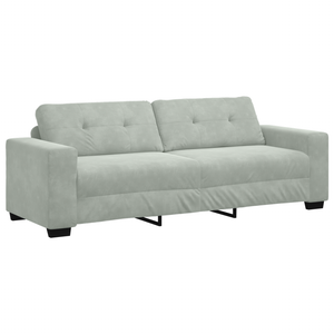 Ensemble de Canapés 3 pcs Gris 221 x 78 x 80 cm Velours