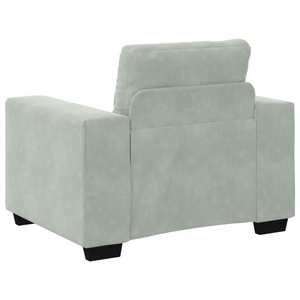 Ensemble de Canapés 3 pcs Gris 221 x 78 x 80 cm Velours