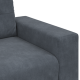 Ensemble de Canapés 3 pcs Gris 221 x 78 x 80 cm Velours