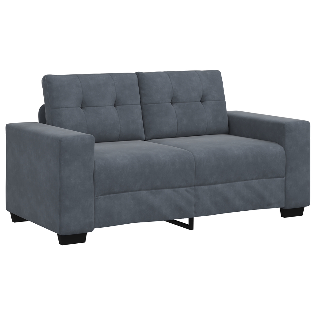 Ensemble de Canapés 3 pcs Gris 221 x 78 x 80 cm Velours