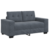 Ensemble de Canapés 3 pcs Gris 221 x 78 x 80 cm Velours