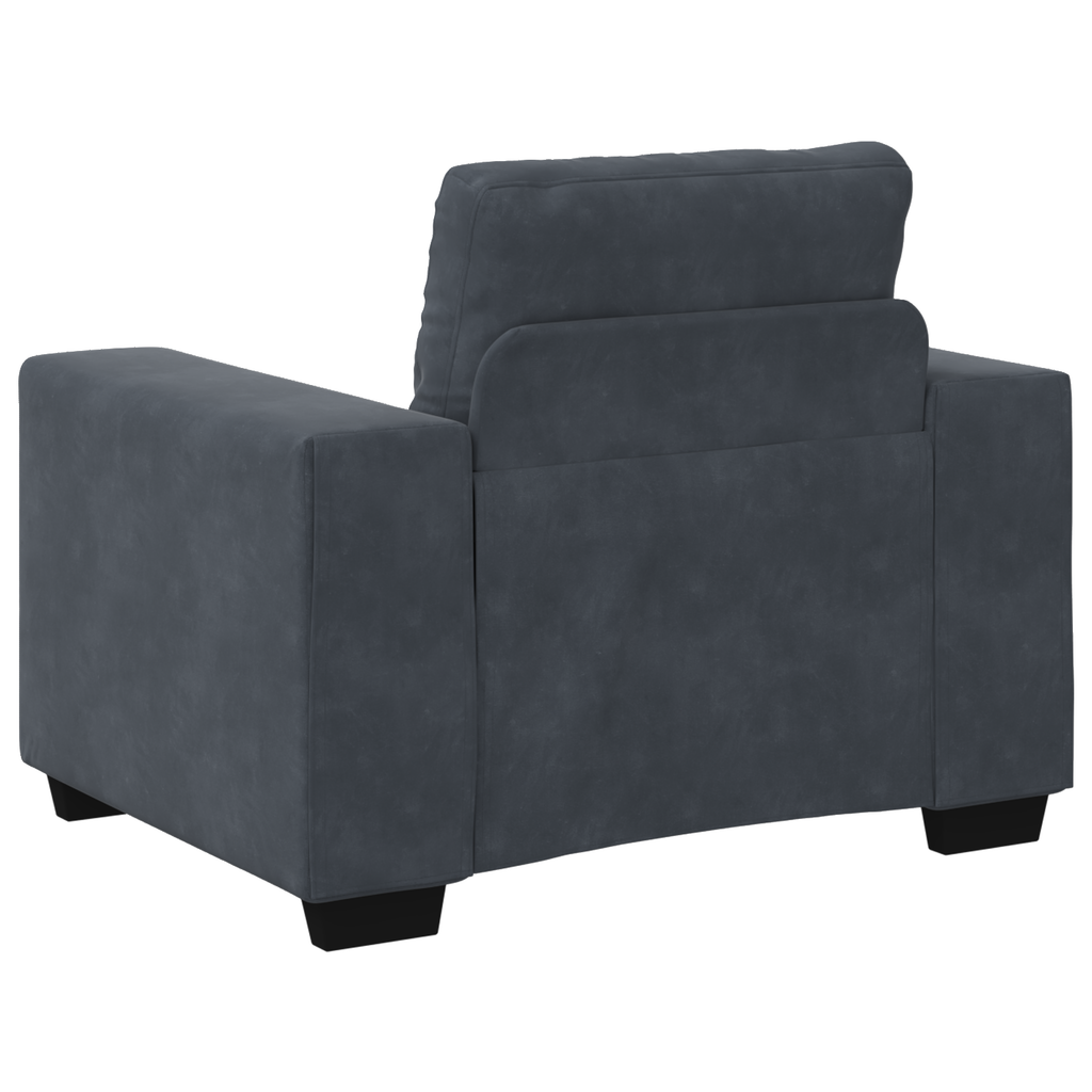 Ensemble de Canapés 3 pcs Gris 221 x 78 x 80 cm Velours