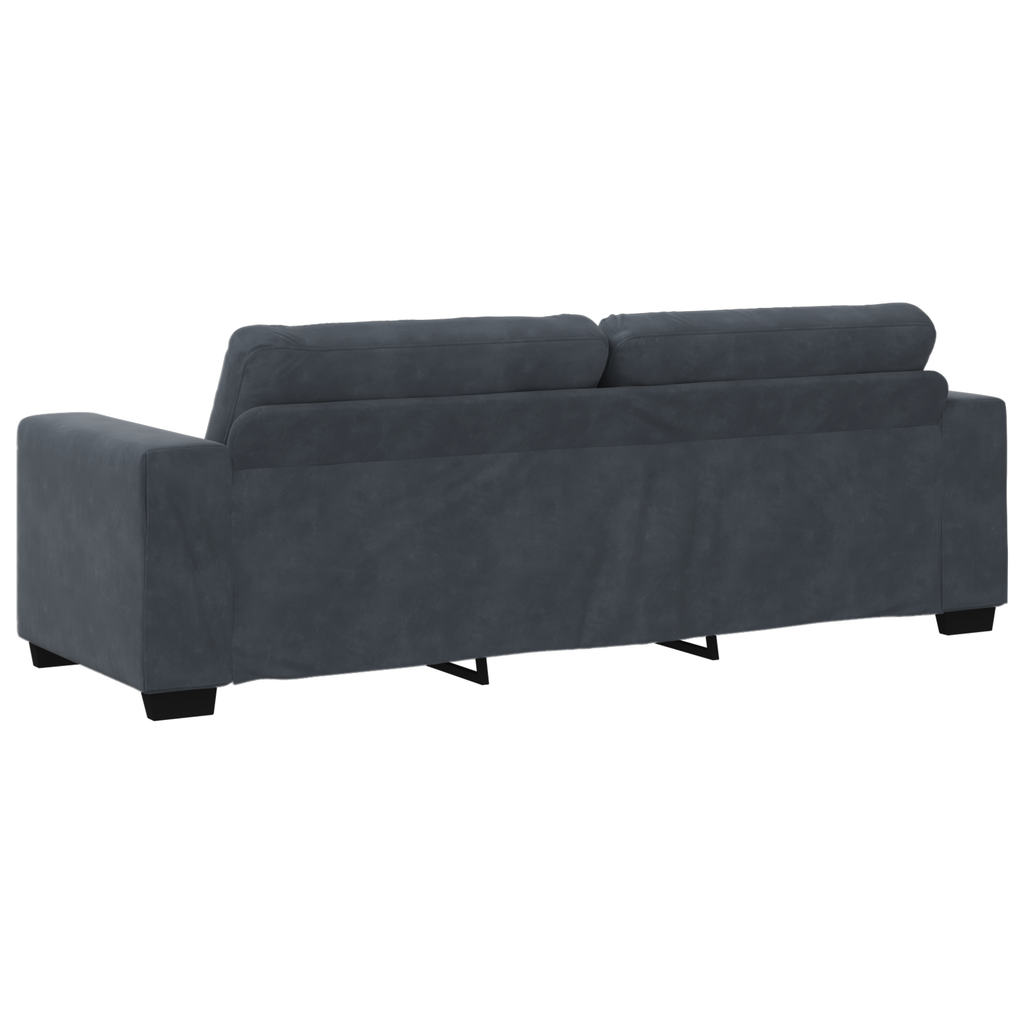 Ensemble de Canapés 3 pcs Gris 221 x 78 x 80 cm Velours