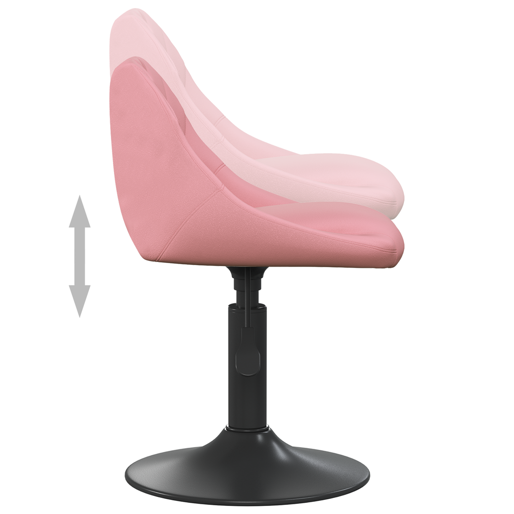 Tabouret de bar Rose 46 x 44 x (62.5-77.5) cm Faux cuir