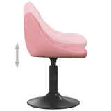 Tabouret de bar Rose 46 x 44 x (62.5-77.5) cm Faux cuir