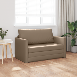 Canapé-Lit Cappuccino 124 x 71 x 78 cm Cuir artificiel