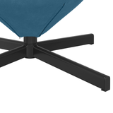 Fauteuil œuf Bleu 63 x 73 x 90 cm Velours