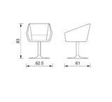 Fauteuil de Coiffure DORA
