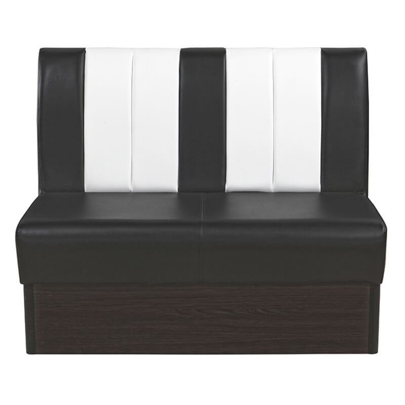 Banquette De Café Safran American Noir Blanc