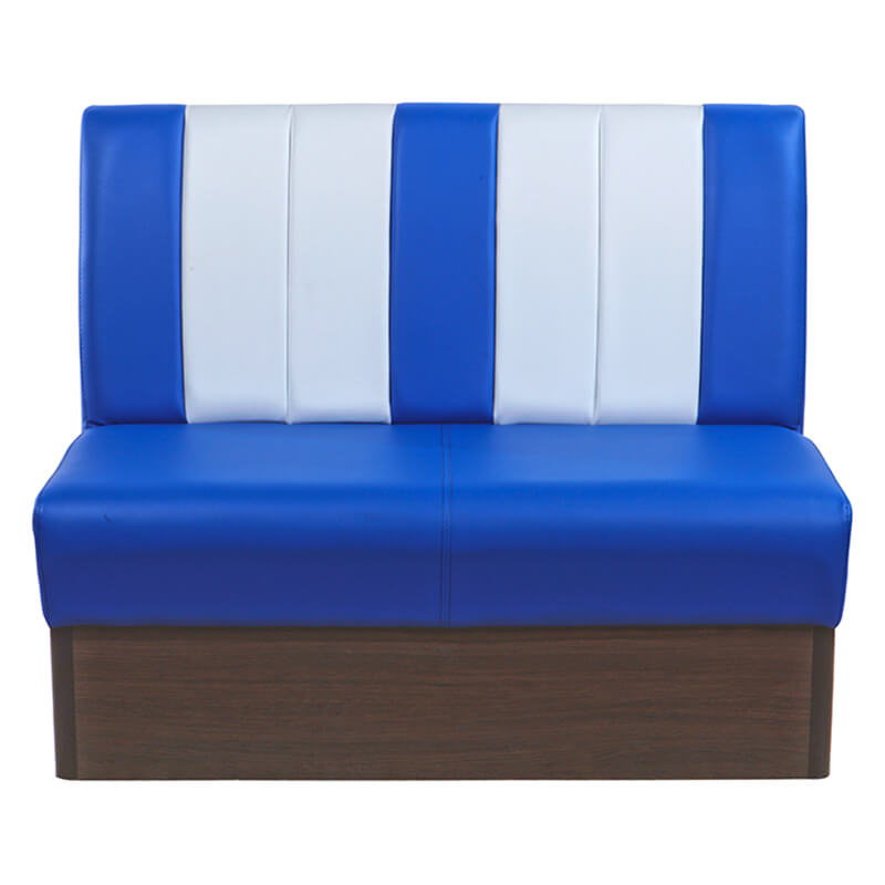 Banquette De Café Safran American Bleu Blanc