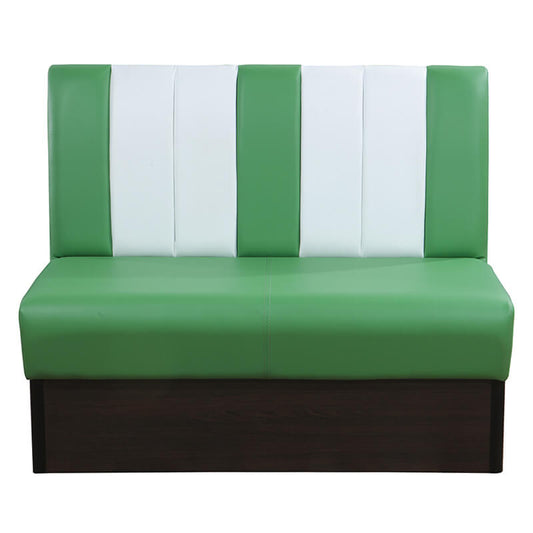 Banquette De Café Safran American Vert Blanc