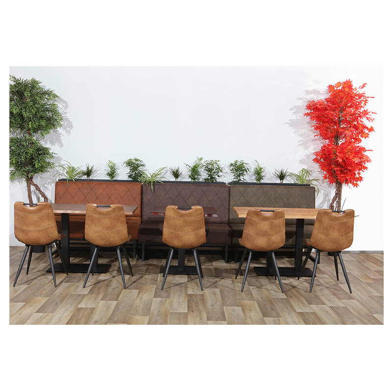 Banquette De Café Troje Vintage Cognac