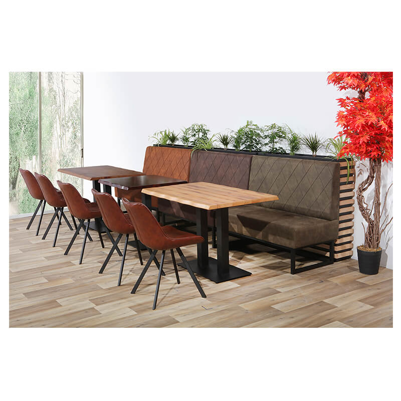 Banquette De Café Troje Vintage Cognac