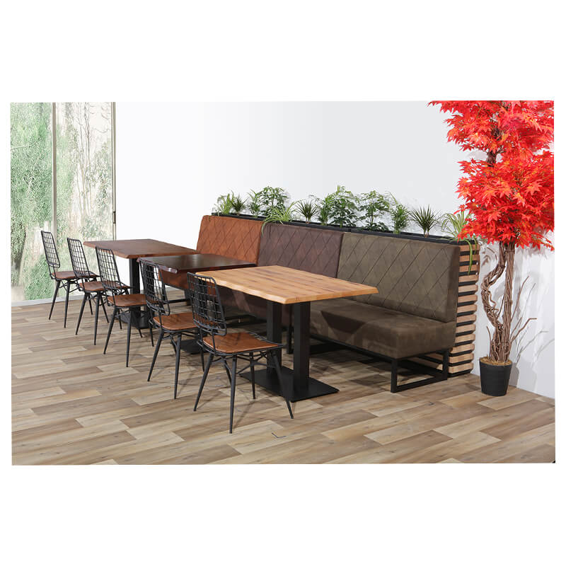 Banquette De Café Troje Vintage Cognac