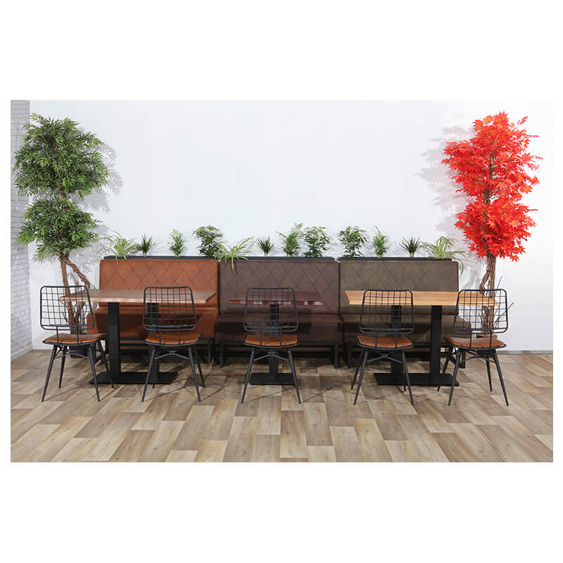 Banquette De Café Troje Vintage Cognac