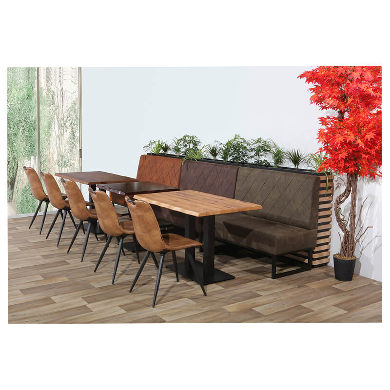 Banquette De Café Troje Vintage Cognac