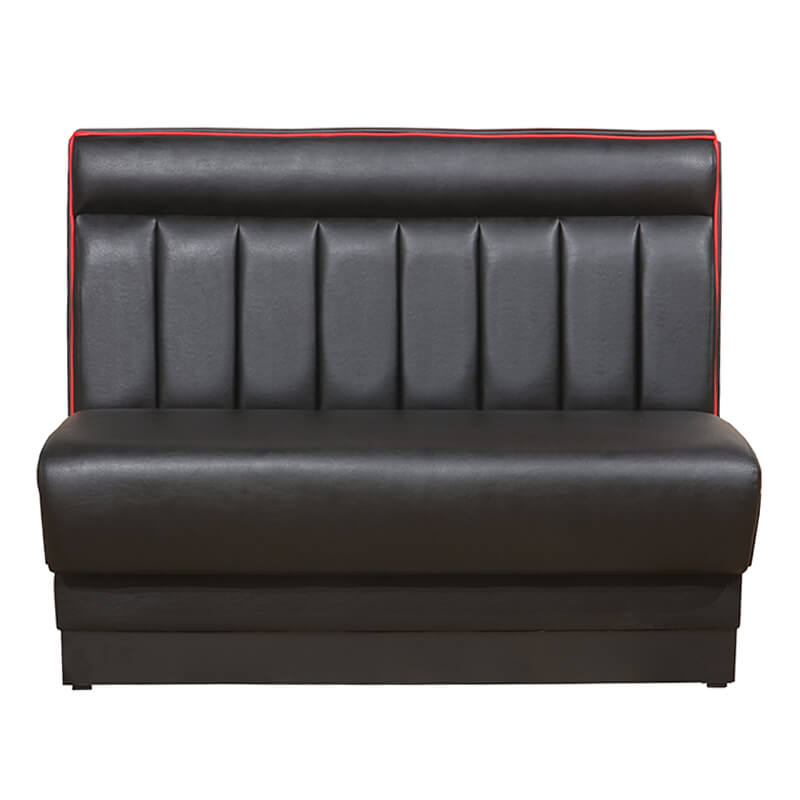 Banquette De Café American Noir Rouge