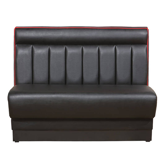 Banquette De Café American Noir Rouge