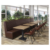Banquette De Café Luna Brun