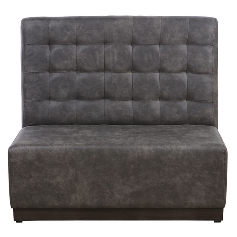 Banquette De Café Napoli Vintage Anthracite