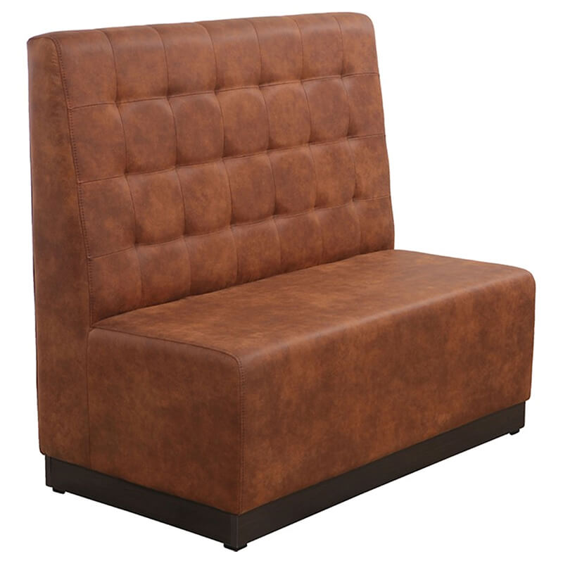 Banquette De Café Napoli Vintage Cognac