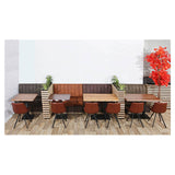 Banquette De Café Safran Vintage Olive