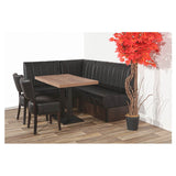 Banquette De Café Safran Noir