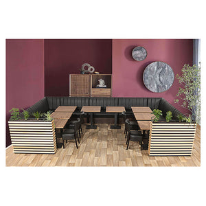 Banquette De Café Safran Noir