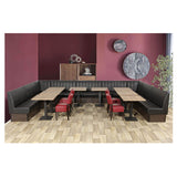 Banquette De Café Safran Noir