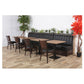 Banquette De Café Safran Noir
