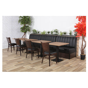 Banquette De Café Safran Noir