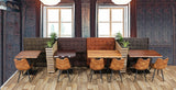 Banquette De Café Napoli Vintage Brun