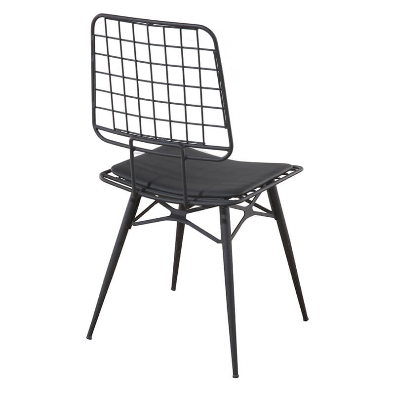Sedia nera Rio