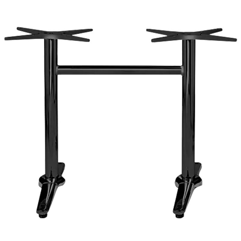 Pied De Table Double Noir