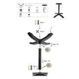 Pied De Table Aluminium Ø 62cm