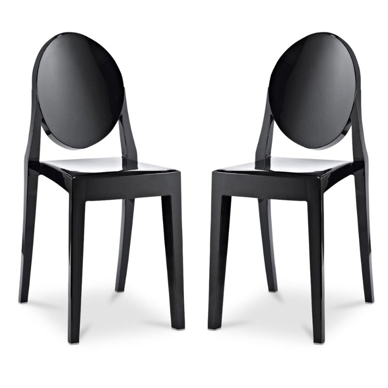 Lot 2x Chaises CRYSTA